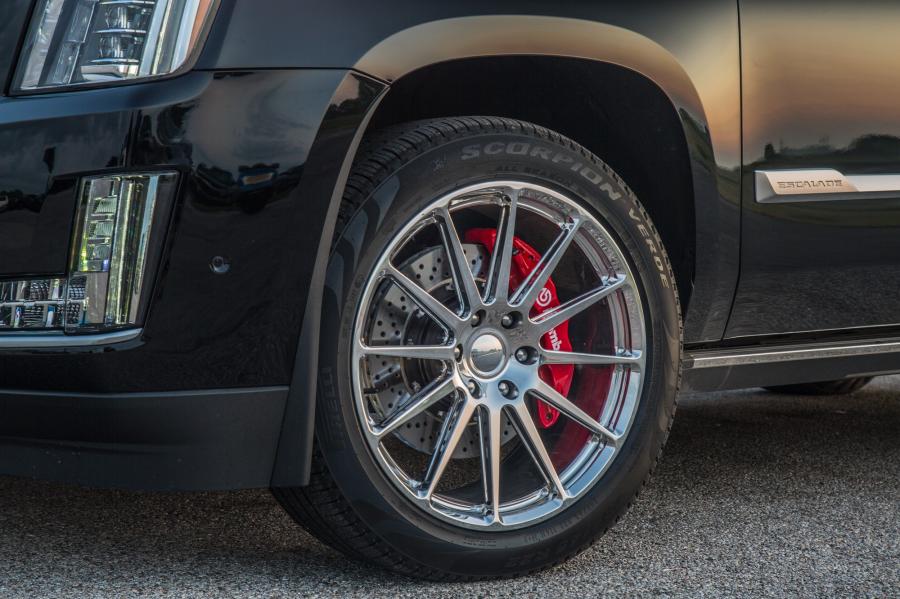 Колеса Cadillac Escalade ESV HPE650 Supercharged by Hennessey 2015 года  (фото 5 из 6)